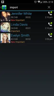 Digital Call Recorder android App screenshot 0