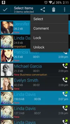 Digital Call Recorder android App screenshot 2